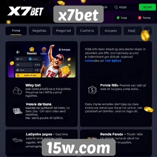 Análise das funcionalidades do site de jogos x7bet